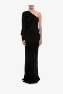 Saint Laurent Women's Sustainable Viscose Dress Black