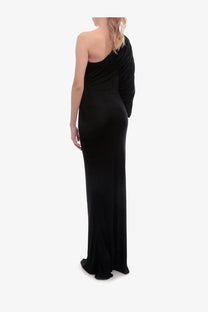 Saint Laurent Women's Sustainable Viscose Dress Black