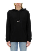 Saint Laurent Women's Sweatshirt Black