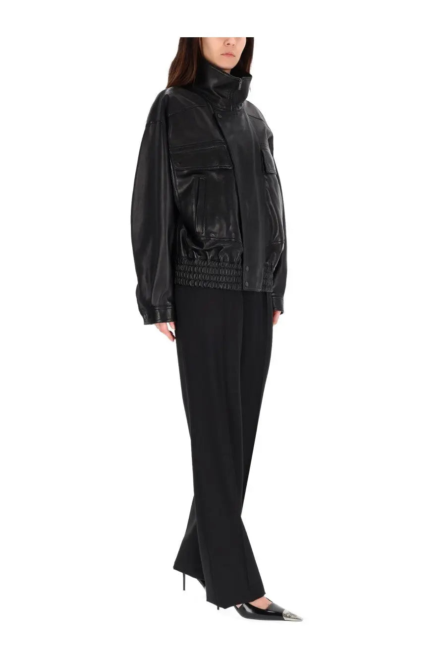 Saint Laurent Women's Tailored Pants Black, view 2
