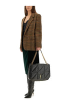 Saint Laurent Women's Velvet Crossover Midi Skirt Green, view 2