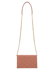 Saint Laurent Women's Wallet with Chain Paris Pink, view 5