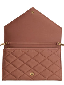 Saint Laurent Women's Wallet with Chain Paris Pink, view 7