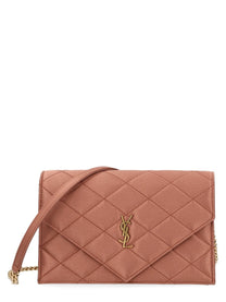 Saint Laurent Women's Wallet with Chain Paris Pink