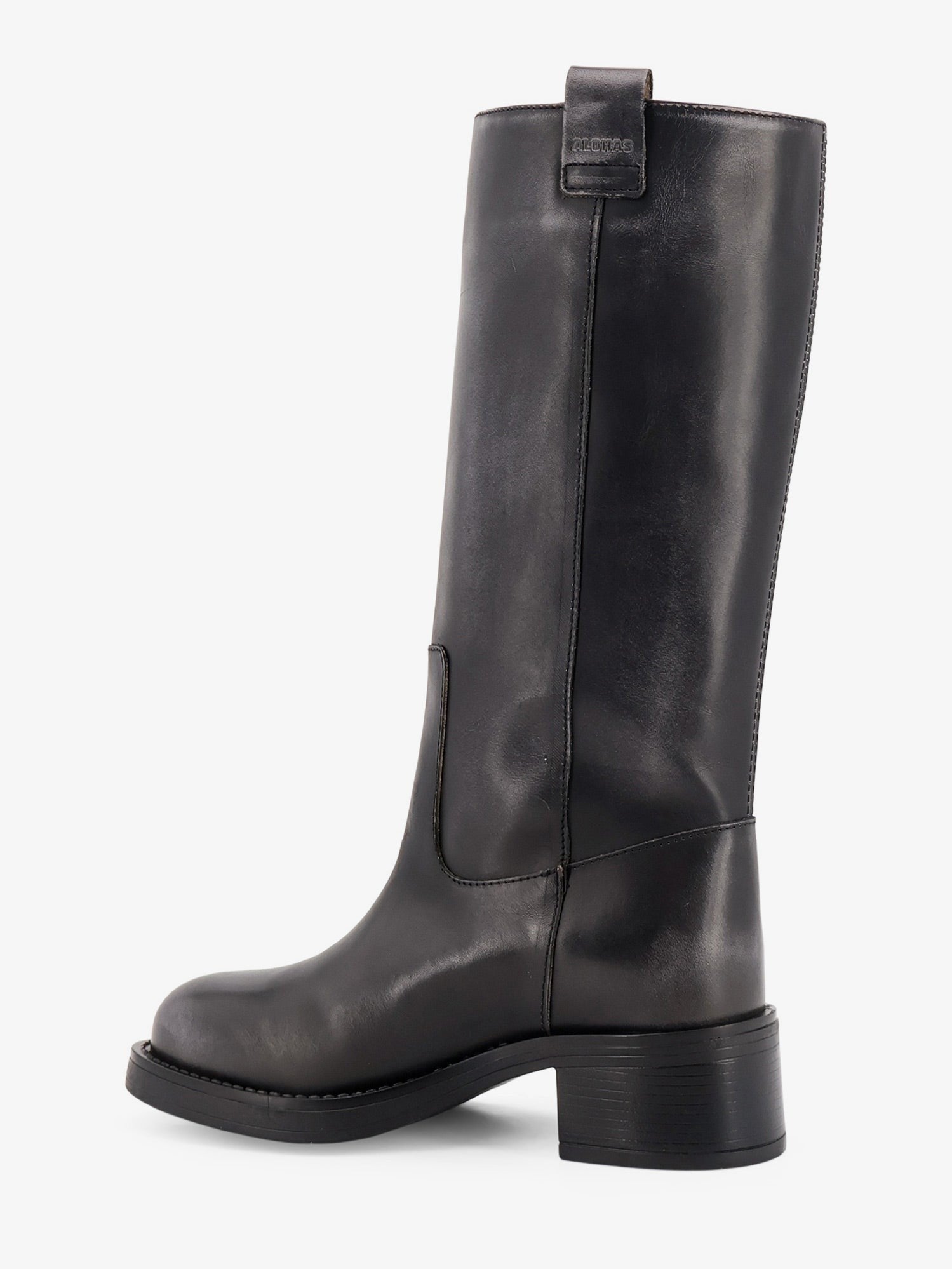 Alohas Women's Sajan Leather Boots Black