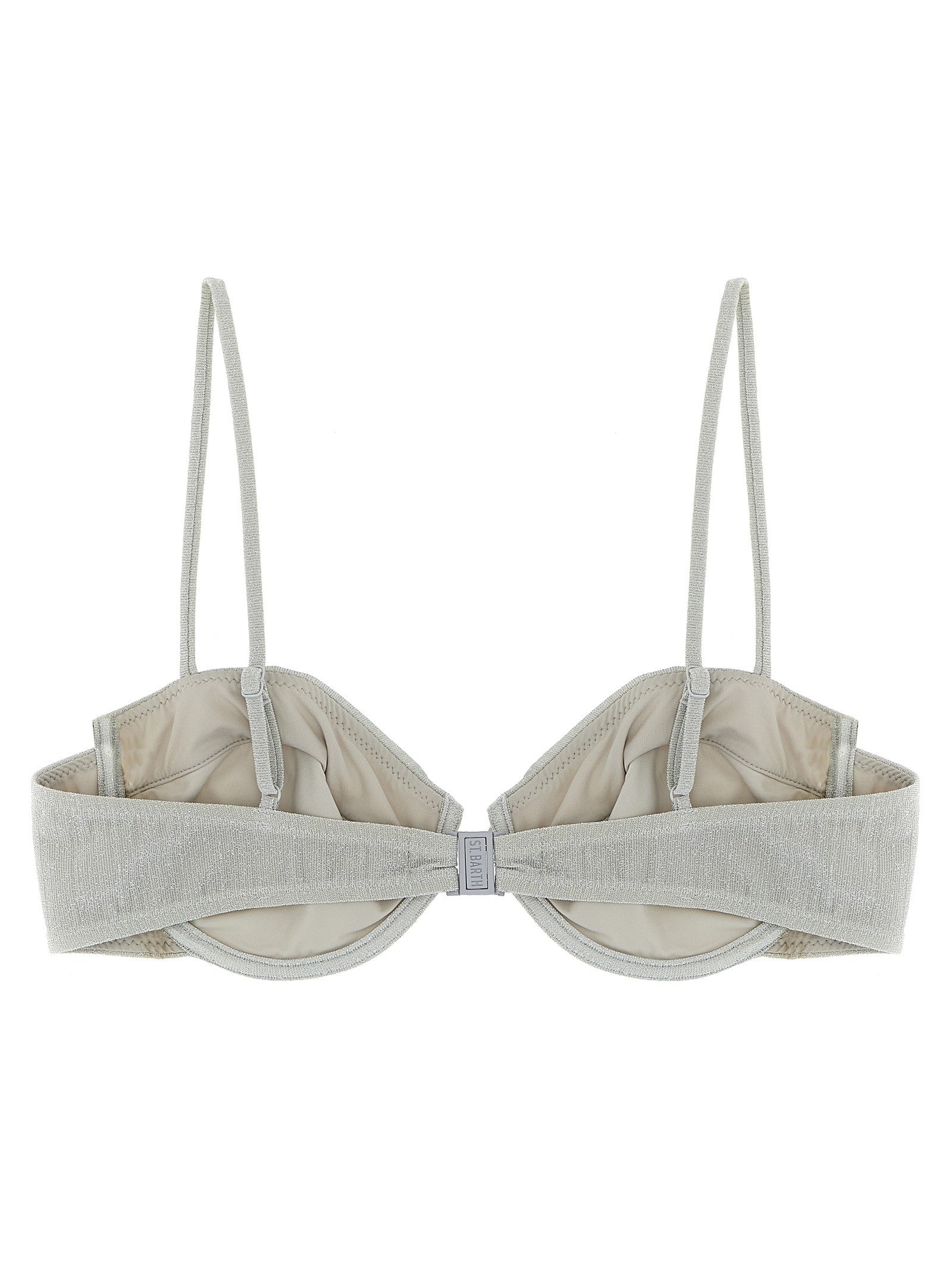 Mc2 Saint Barth Salina Bikini Top Silver