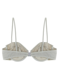 Mc2 Saint Barth Salina Bikini Top Silver