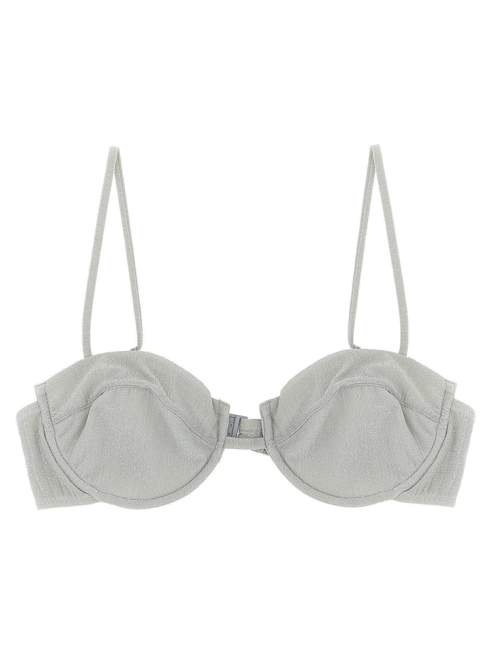 Mc2 Saint Barth Salina Bikini Top Silver