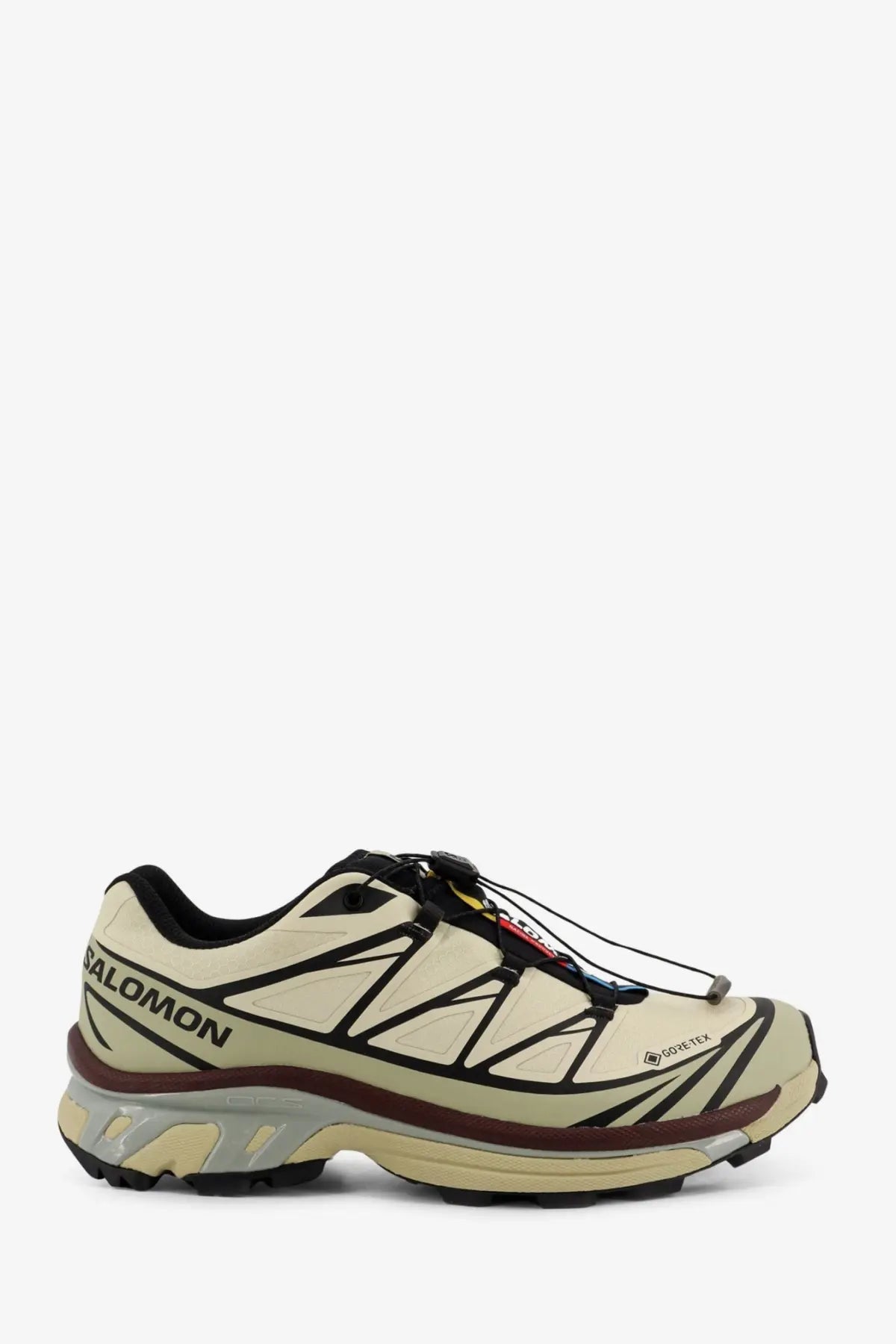 Salomon men’s technical fabric sneakers green featuring cream salomon xa pro 5 with breathable mesh and rugged tread
