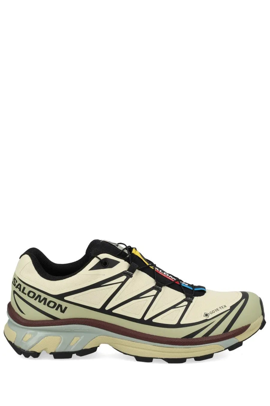 Salomon unisex sneaker XT white cream-colored xa pro 5 gtx trail running shoe with breathable mesh upper and rugged outsole