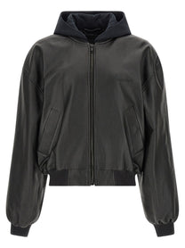 Balenciaga Salon De Couture Bomber Jacket Black