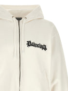 Balenciaga Salon De Couture Hoodie White, view 3