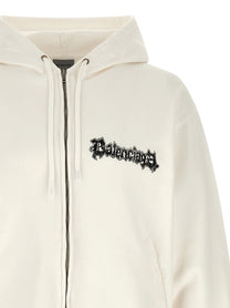 Balenciaga Salon De Couture Hoodie White