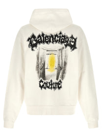 Balenciaga Salon De Couture Hoodie White
