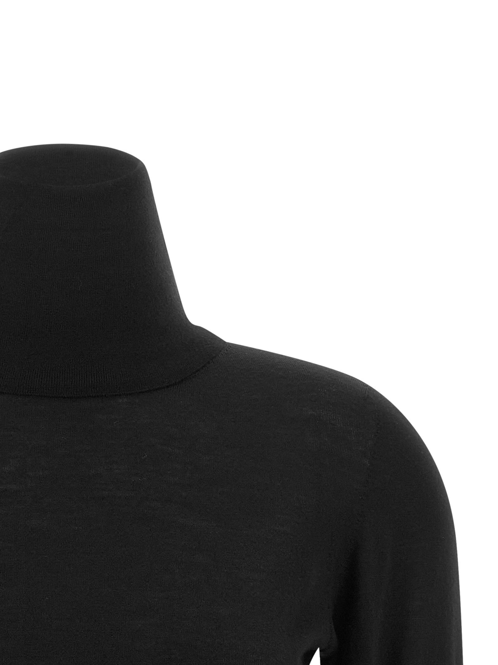 Max Mara Saluto High Neck Sweater Black