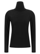 Max Mara Saluto High Neck Sweater Black