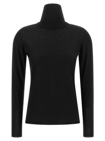 Max Mara Saluto High Neck Sweater Black