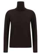 Max Mara Saluto Turtleneck Sweater Brown