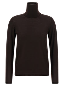 Max Mara Saluto Turtleneck Sweater Brown