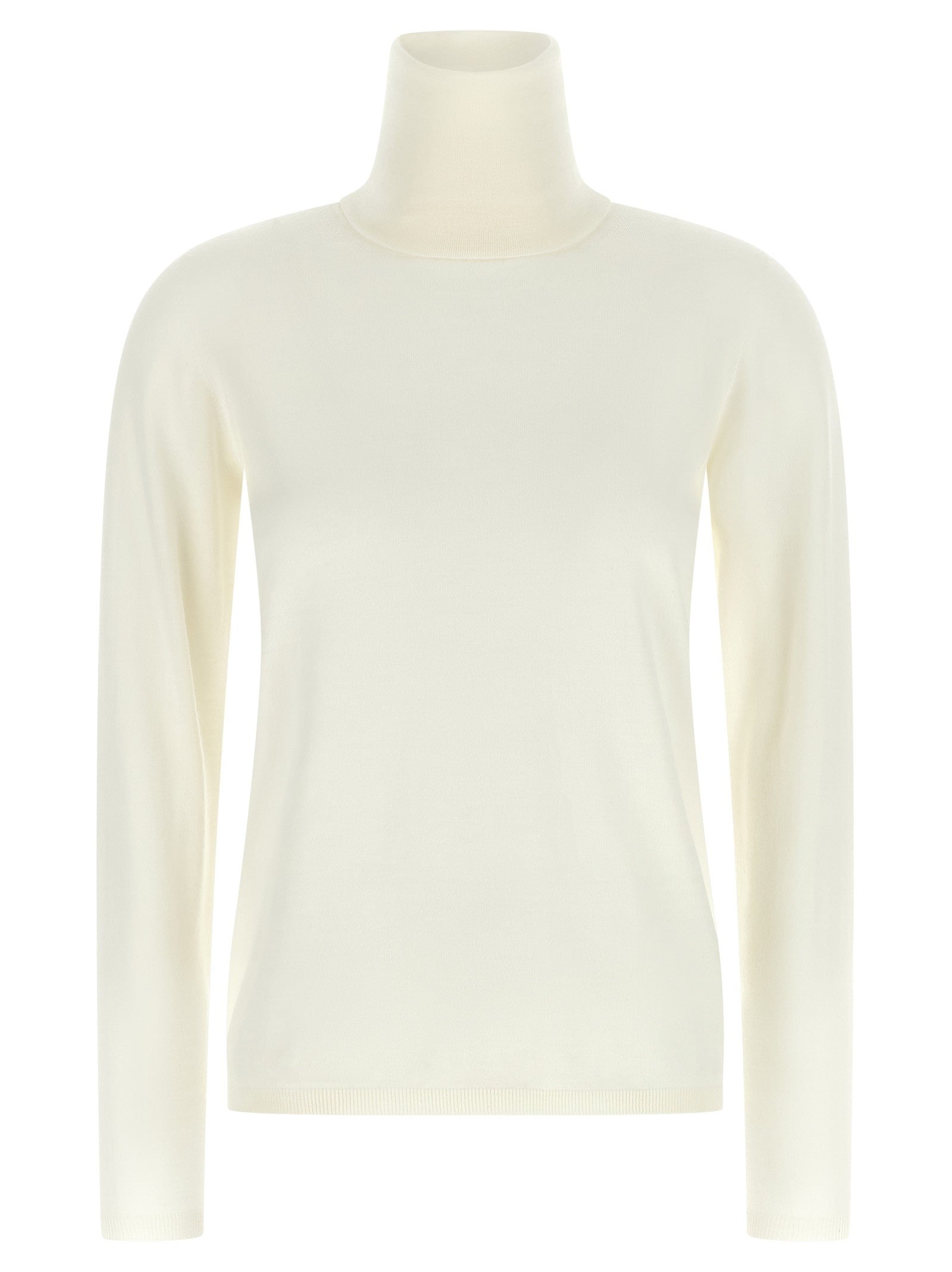 Max Mara Saluto Turtleneck Sweater White