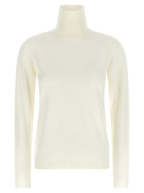 Max Mara Saluto Turtleneck Sweater White