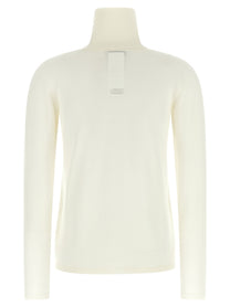 Max Mara Saluto Turtleneck Sweater White
