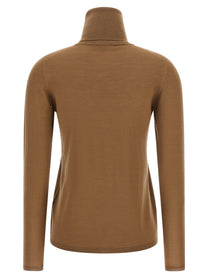 Max Mara Saluto Turtleneck Sweater Beige