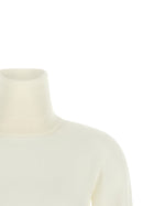 Max Mara Saluto Turtleneck Sweater White, view 3