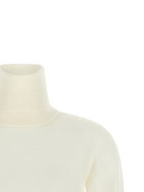 Max Mara Saluto Turtleneck Sweater White