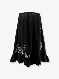 Dries Van Noten Women's Samila Skirt Black