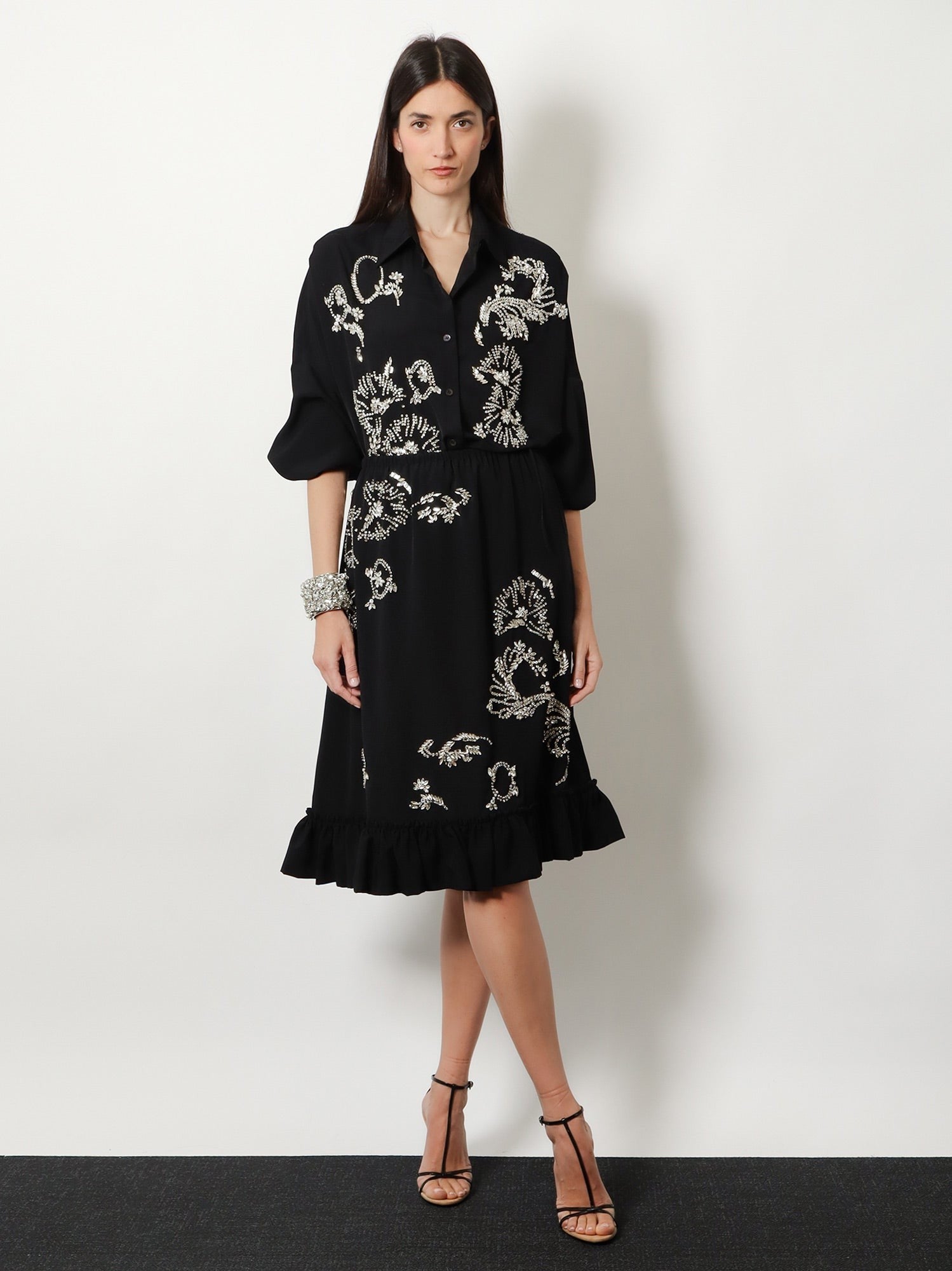 Dries Van Noten Women's Samila Skirt Black