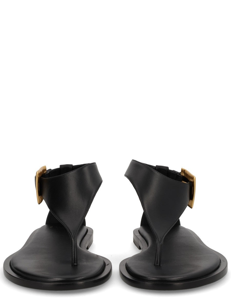 Balmain Women's Sandal Anthem Black
