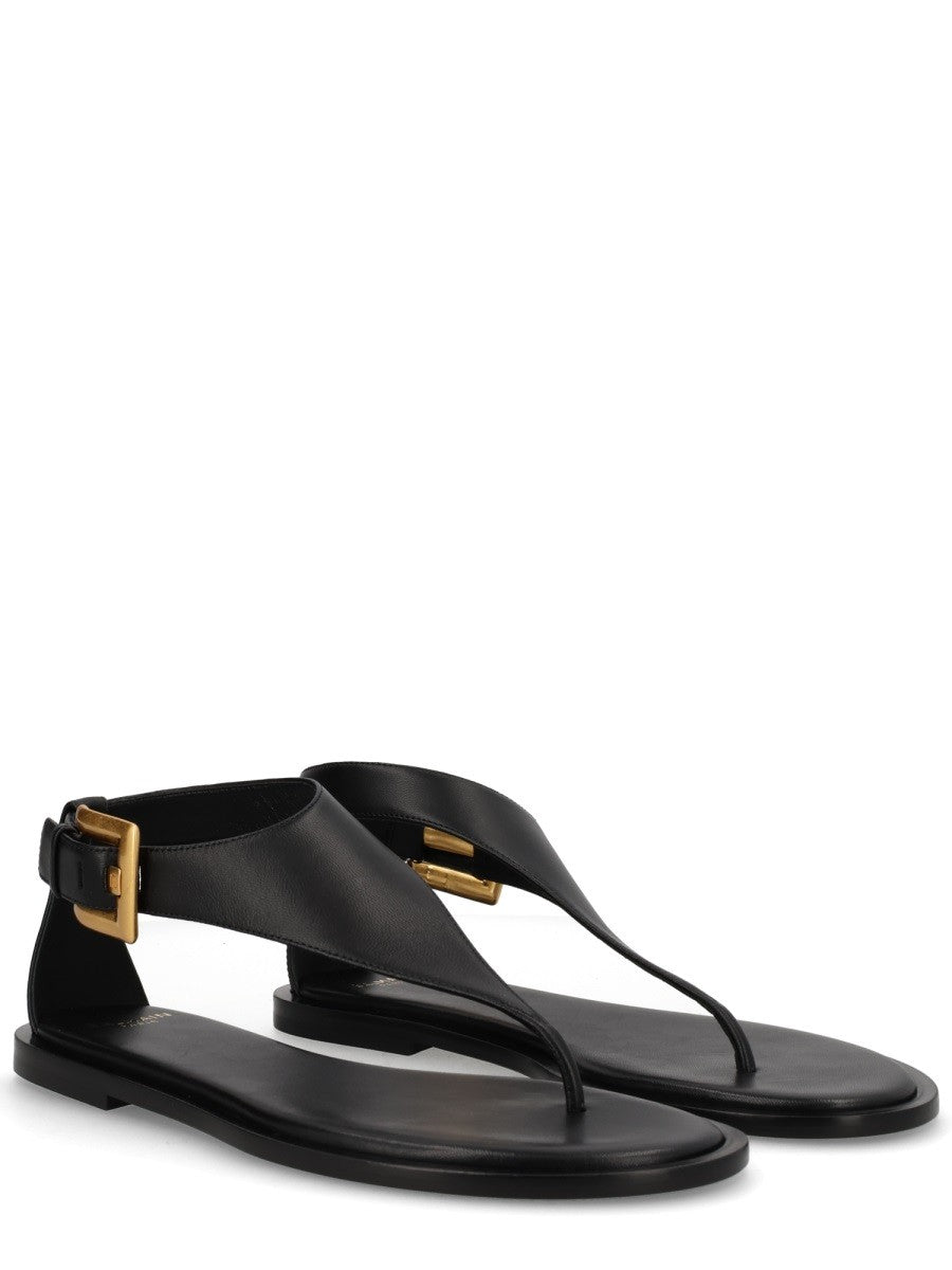 Balmain Women's Sandal Anthem Black
