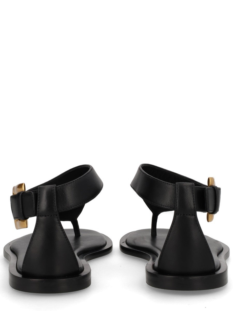 Balmain Women's Sandal Anthem Black