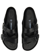 Birkenstock Unisex Arizona Sandals Black, view 3