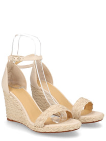 Castañer Women's Sandal Berna White