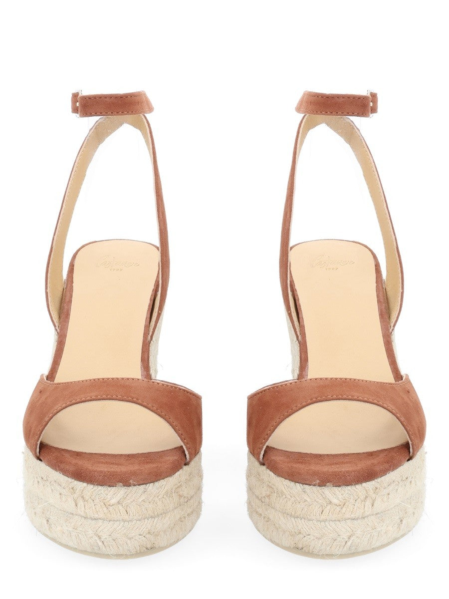 Castañer Women's Sandal Brook 8ED Brown, view 3