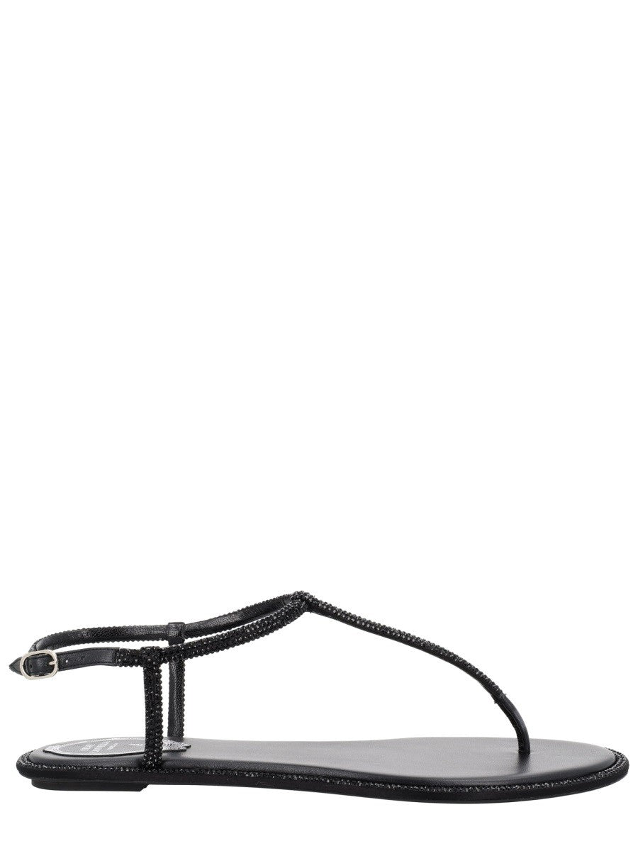 Rene Caovilla Women's Sandal Diana Black