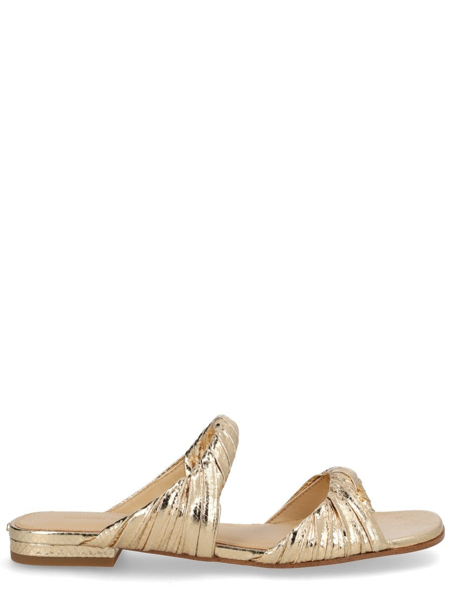 Michael Kors Women's Sandal Kiana Gold