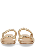 Michael Kors Women's Sandal Kiana Gold, view 3