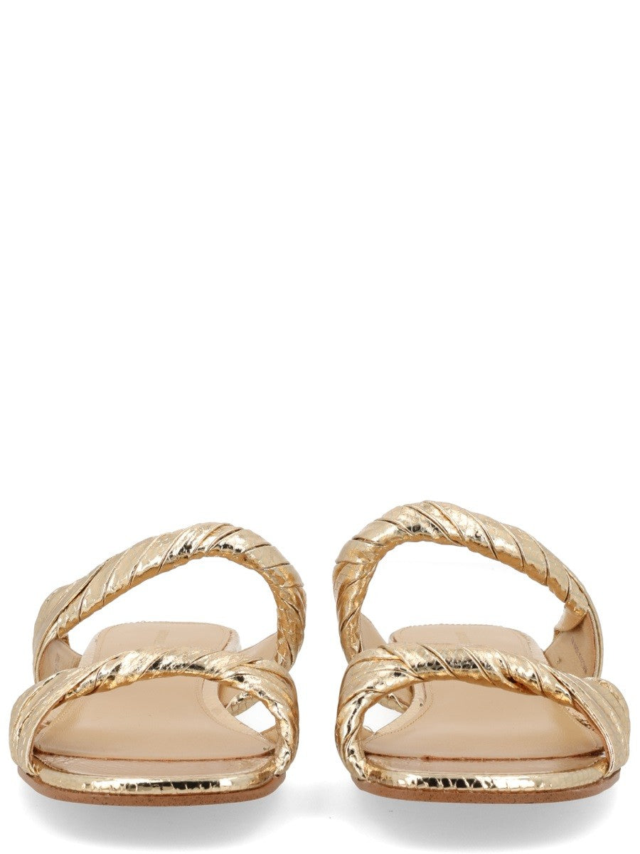 Michael Kors Women's Sandal Kiana Gold