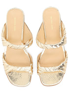 Michael Kors Women's Sandal Kiana Gold, view 5