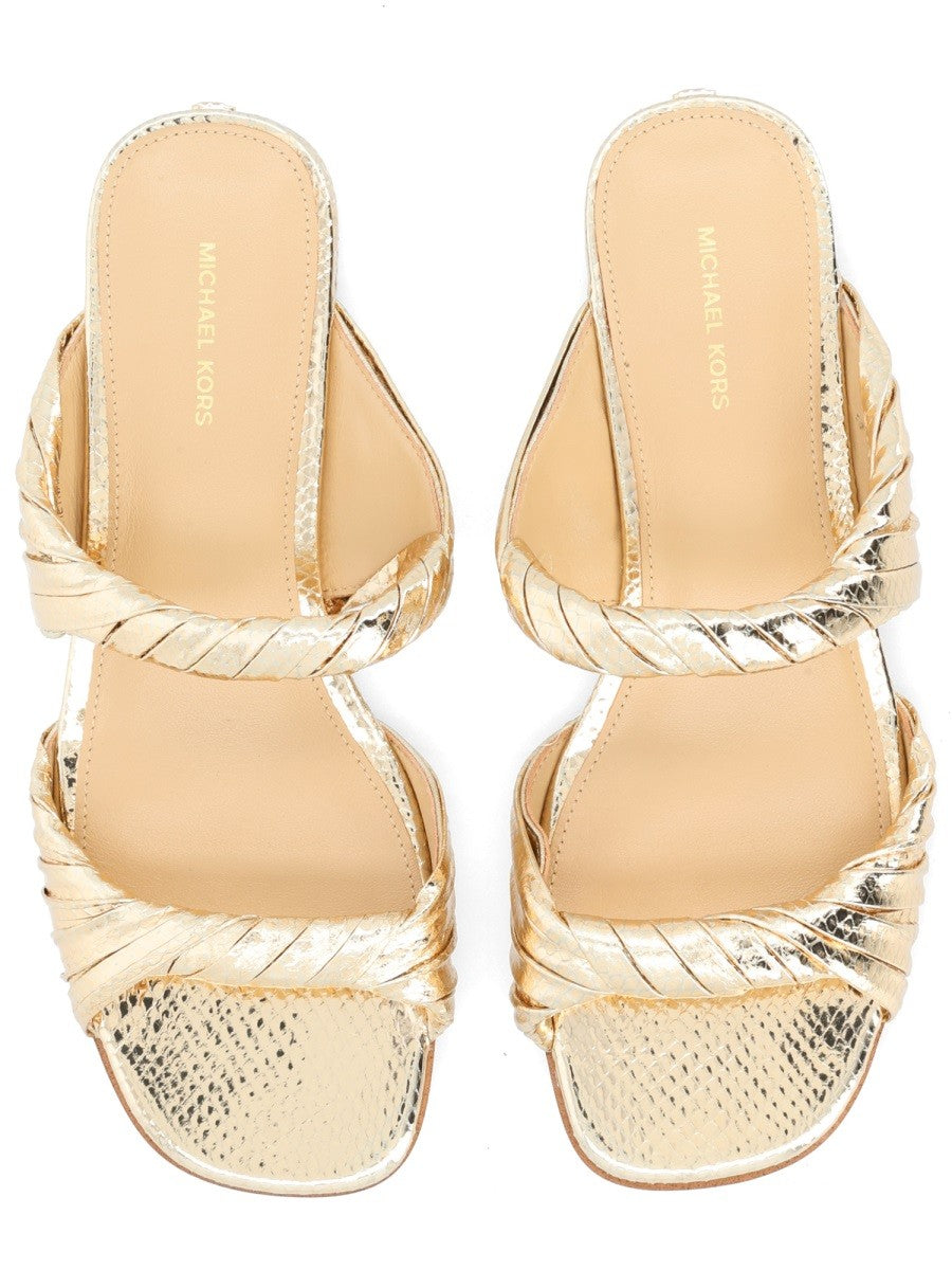 Michael Kors Women's Sandal Kiana Gold