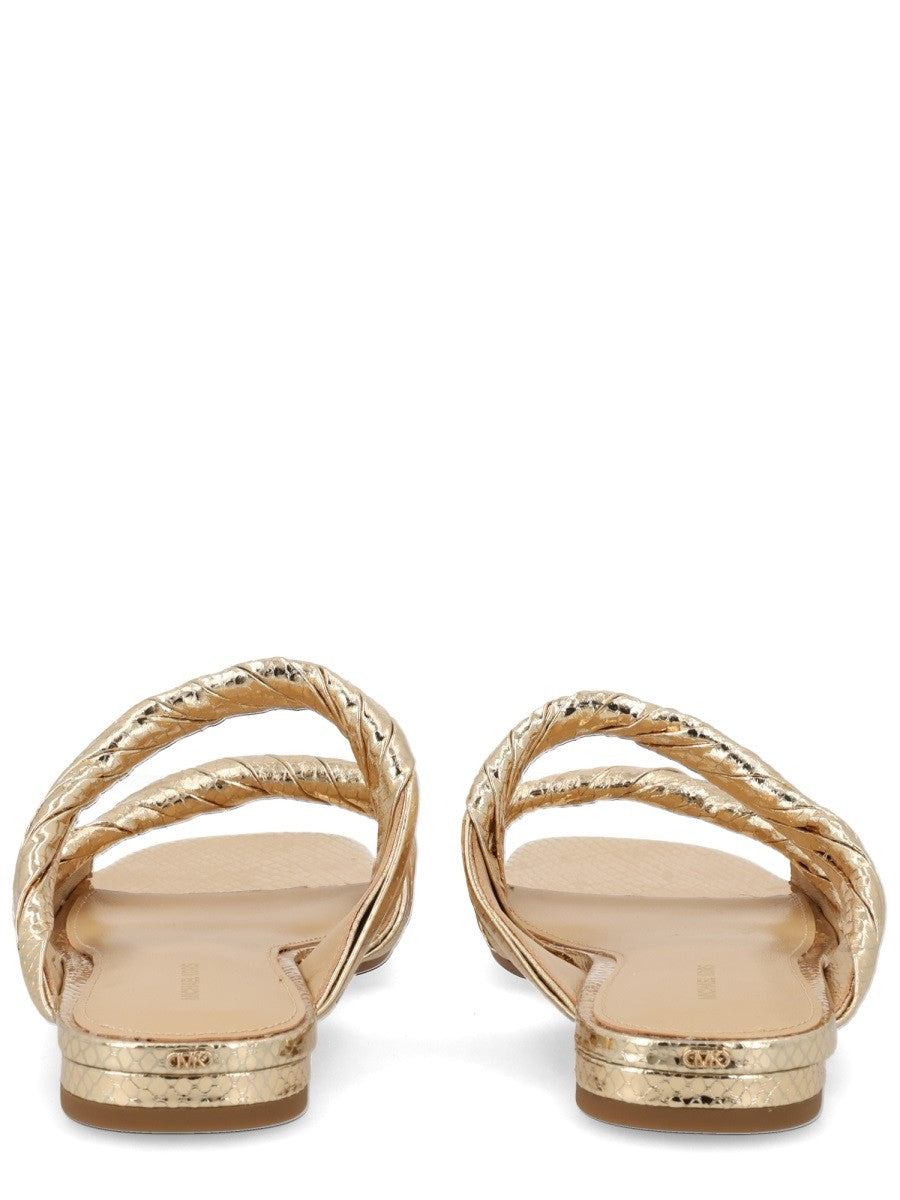 Michael Kors Women's Sandal Kiana Gold
