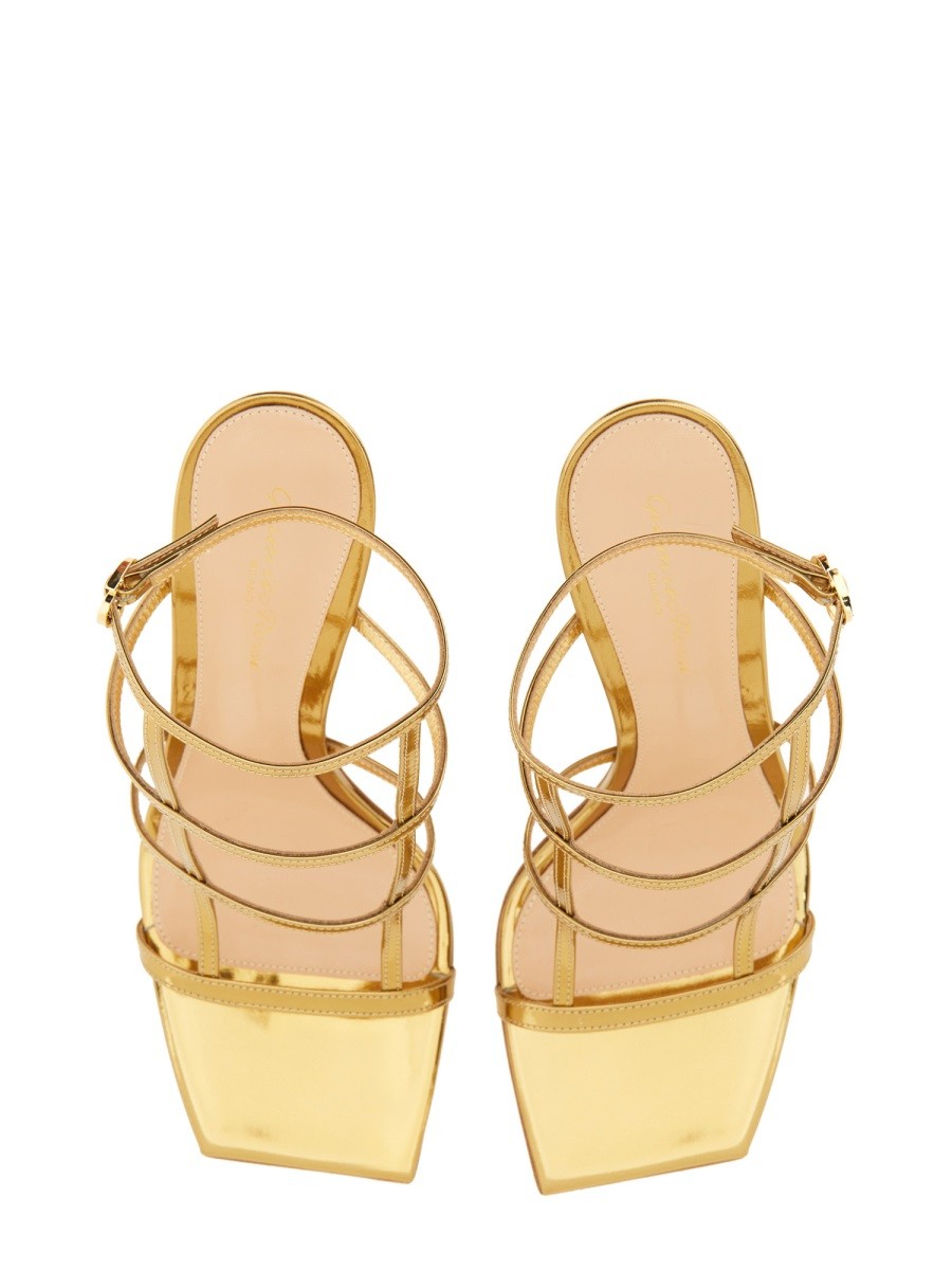 Gianvito Rossi Women's Sandal Mondry Gold, view 5