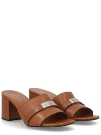 Tory Burch Women's Sandal Mule Leelee Brown