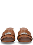 Tory Burch Women's Sandal Mule Leelee Brown, view 3