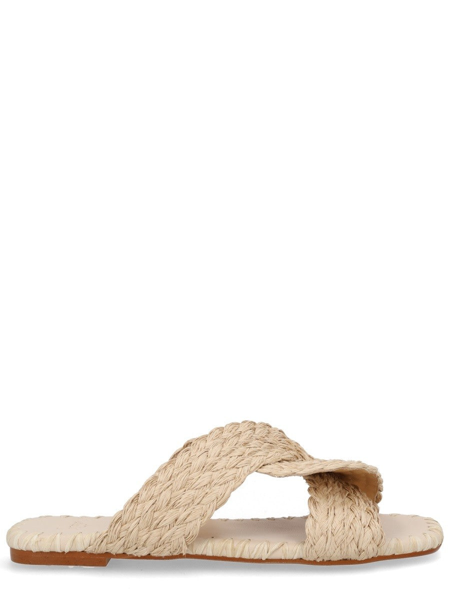 Castañer Women's Sandal Padme White