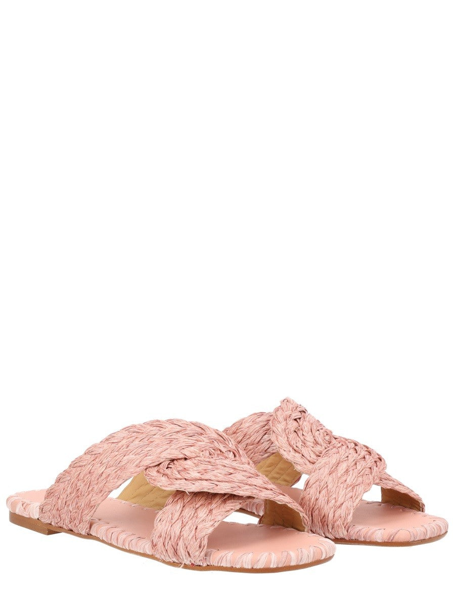 Castañer Women's Sandal Padme Blue, view 2
