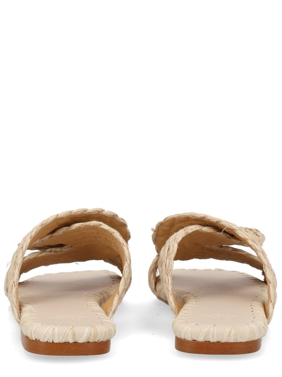 Castañer Women's Sandal Padme White